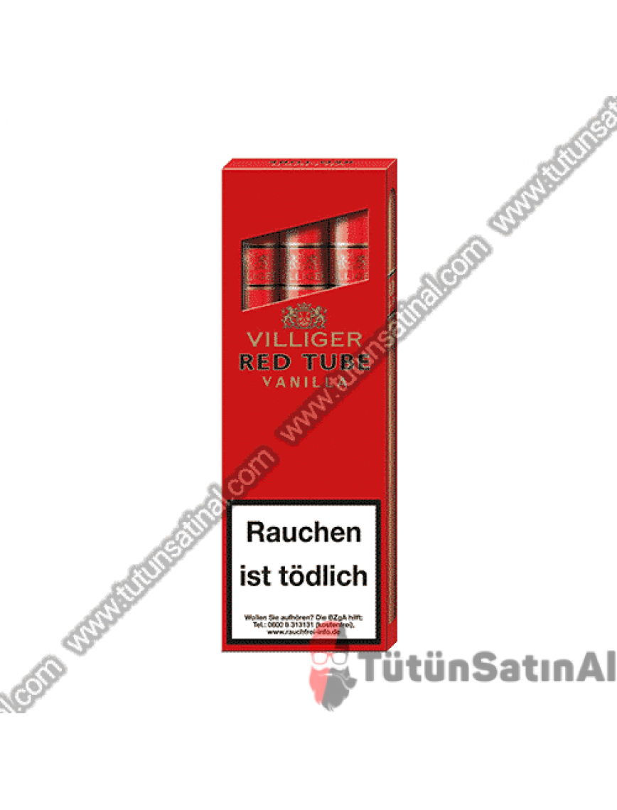 Villiger Red Tube Vanilla 3'lü Villiger Red Tube Vanilla 3'lü