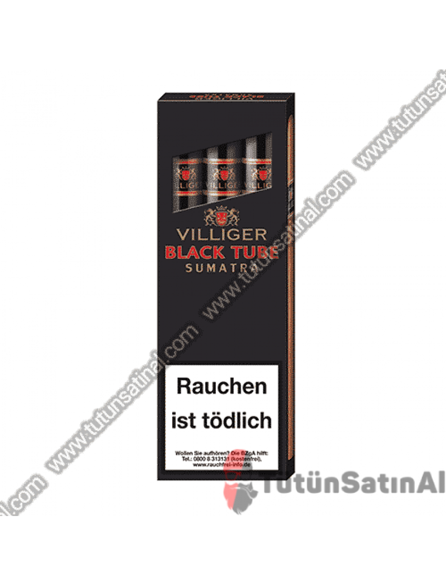 Villiger Black Tube Sumatra 3'lü