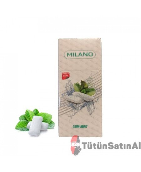 Milano Gum Mint S&uuml;perslim Sigara Satın Al- Naneli Sakız aromalı