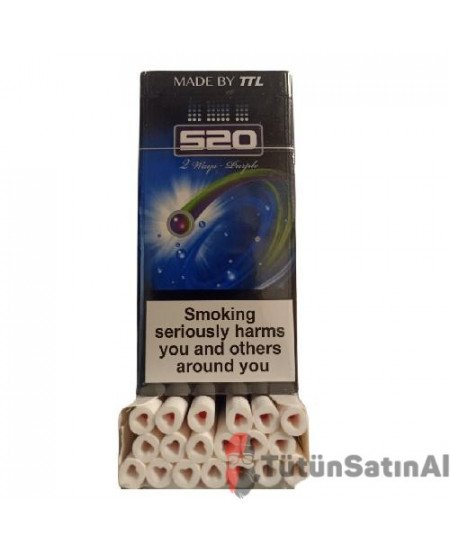 TTL 520 Mentol B&ouml;ğ&uuml;rtlen Kalpli Sigara