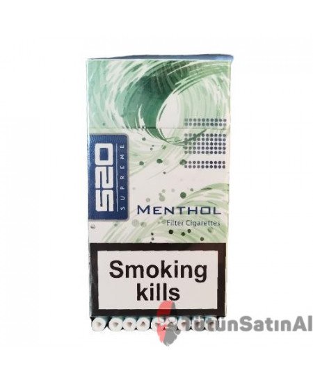 TTL 520 Suprame Slim Menthol Kalpli Filtreli Sigara