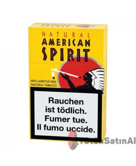 American Spirit Yellow İthal Paket Sigara