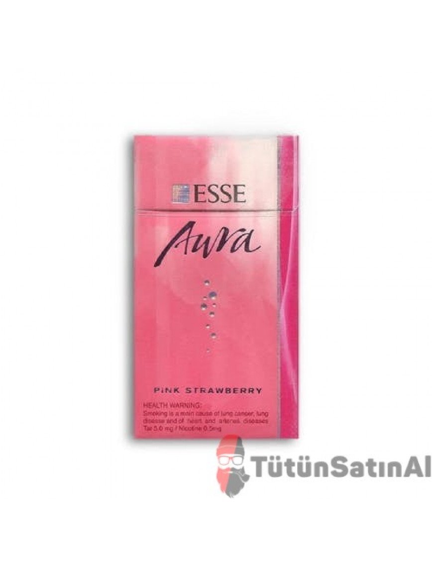 Esse Aura Pink Strawbery Çilek Aromali İthal Sigara